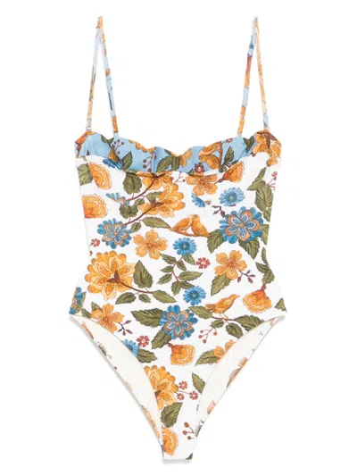 FARM RIO GARDEN SCARF ONE-PIECE