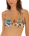 Farm Rio Garden Scarf Underwire Bikini Top In Multi
