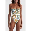Farm Rio Garden Scarf Underwire One-piece Swimsuit