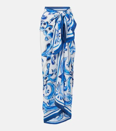 Farm Rio Garden Tiles Beach Cover-up In Multi