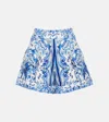 FARM RIO GARDEN TILES COTTON SHORTS