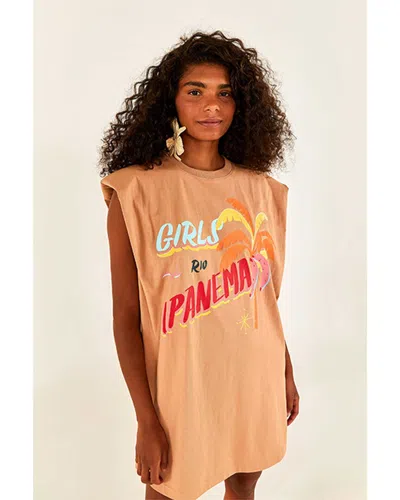 Farm Rio Girls Rio Ipanema T-shirt In Orange