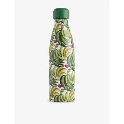 Farm Rio Multicoloured Graphic-pattern Stainless-steel Bottle 500ml In Green