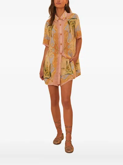 Farm Rio Graphic-print Shirt In Multi