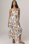 Farm Rio Greek Garden Sleeveless Maxi Dress Greek Garden Off-white