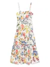 Farm Rio Greek Garden Sleeveless Maxi Dress Greek Garden Off-white