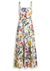 Farm Rio Greek Garden Sleeveless Maxi Dress Greek Garden Off-white