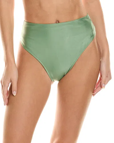 Farm Rio High Waist Bikini Bottom In Green