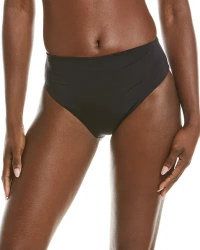 Farm Rio High Waist Bikini Bottom In Black