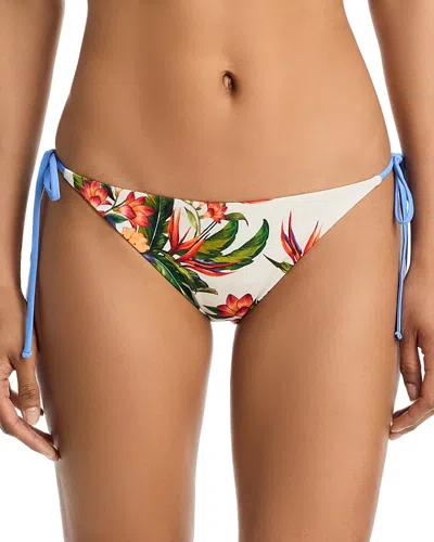 Farm Rio Hilo Side Tie Bikini Bottom In Multi