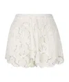 Farm Rio Seashell Eyelet Short In White