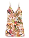 FARM RIO INTO THE JUNGLE MINI DRESS