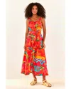 FARM RIO FARM RIO IPANEMA MIDI DRESS