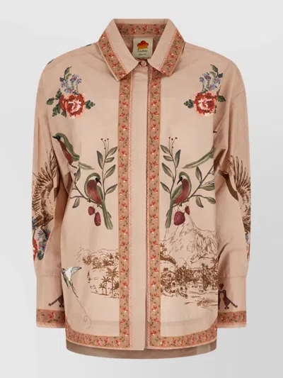 Farm Rio Jacket In Brown