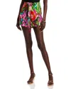 Farm Rio Jardin De Reve Floral Print Shorts In Jardin De Rêve Multicolor