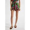 Farm Rio Jardin De Reve Floral Print Shorts In Jardin De Reve Multi