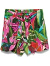 Farm Rio Jardin De Reve Shorts In Pink