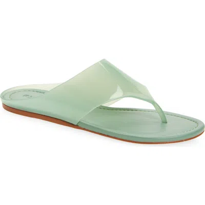 Farm Rio Jelly Flat Sandal In Green