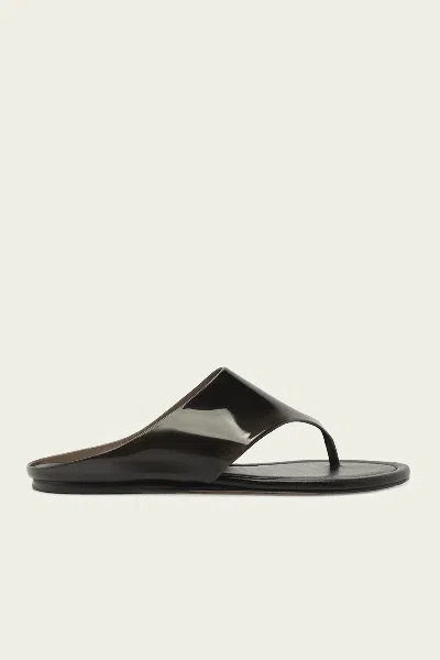 Farm Rio Jelly Flat Sandal In Black