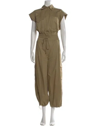 Pre-owned Farm Rio Jumpsuit In Green