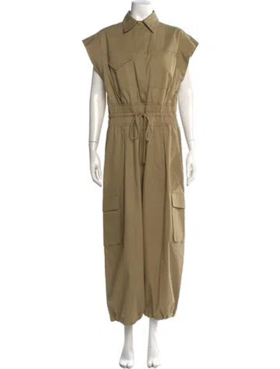 Pre-owned Farm Rio Jumpsuit In Neutral