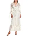 Farm Rio Lace Maxi Dress In White