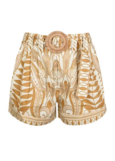Farm Rio Lace Nature Shorts Off-white