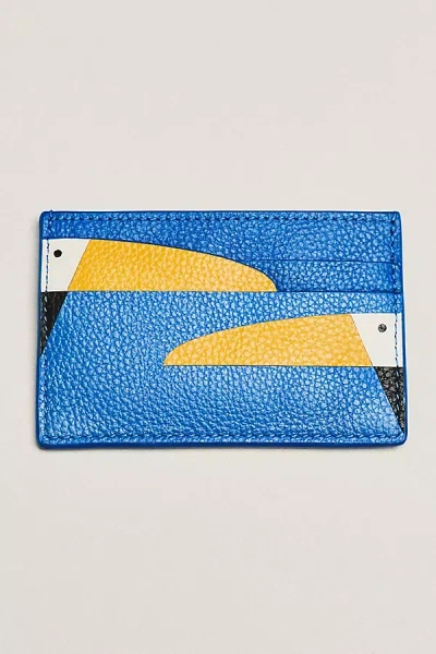 Farm Rio Leather Icon Card Holder In Blue