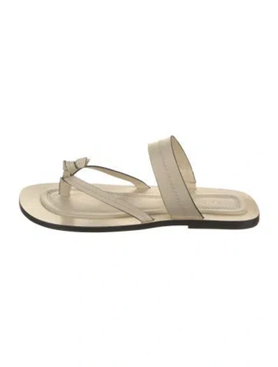 Pre-owned Farm Rio Leather In Neutral