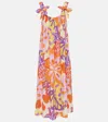 Farm Rio Lee Floral Sleeveless Maxi Dress Lee Floral In Multicoloured