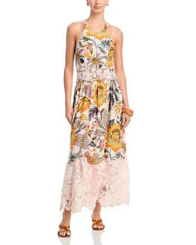 Farm Rio Ligia Halter Dress In Multi