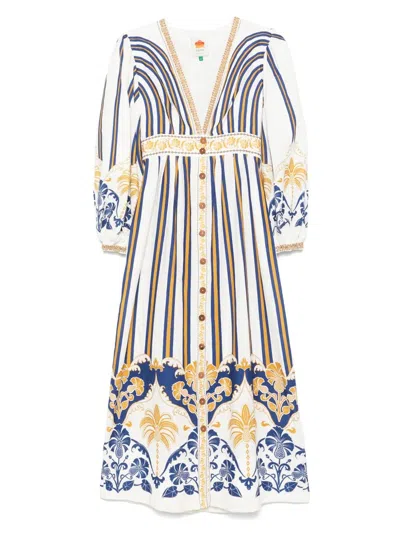 Farm Rio Linen Blend Clothing Dresses