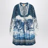 Farm Rio Palm Tree Print Mini Beach Dress