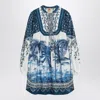 Farm Rio Palm Tree Print Mini Beach Dress