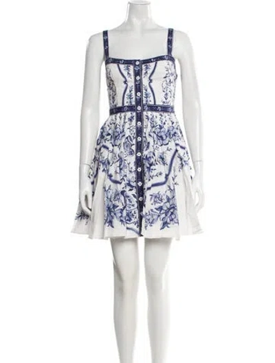 Pre-owned Farm Rio Linen Mini Dress W/ Tags