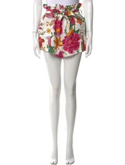 Pre-owned Farm Rio Linen Mini Shorts