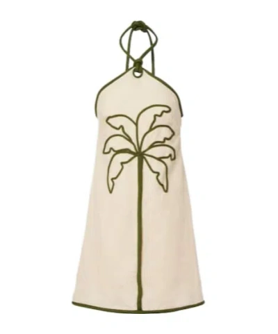 Farm Rio Linen Minidress In White
