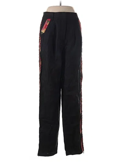 Farm Rio Linen Pants In Black