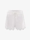 Farm Rio Linen Perforated Shorts