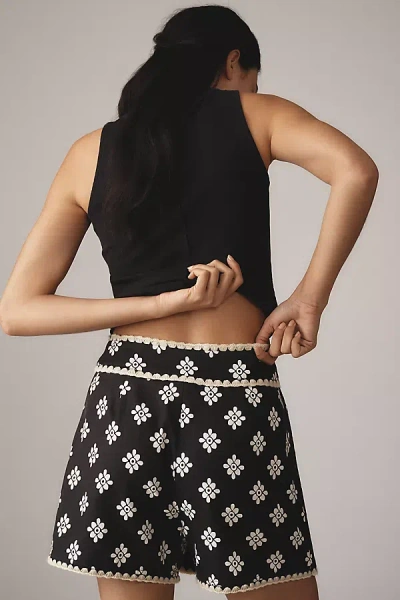 Farm Rio Linen Wrap Skort In Multicolor
