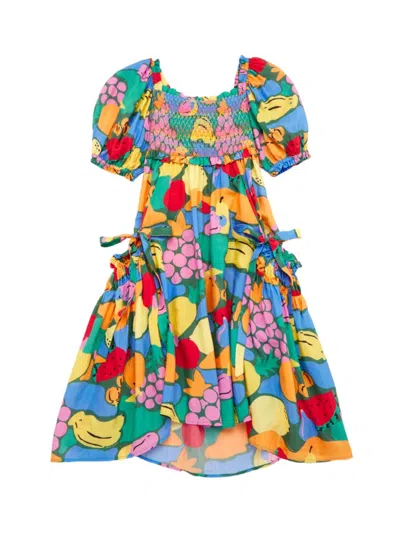 Farm Rio Kids' Little Girl's & Girl's Fruit Landscape Print Dress