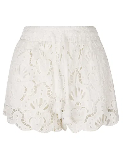 FARM RIO LOGO LACED SHORTS