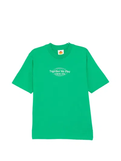 Farm Rio Logo-print T-shirt In Green