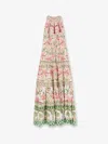 Farm Rio Long Dress With Floral Print In Multi