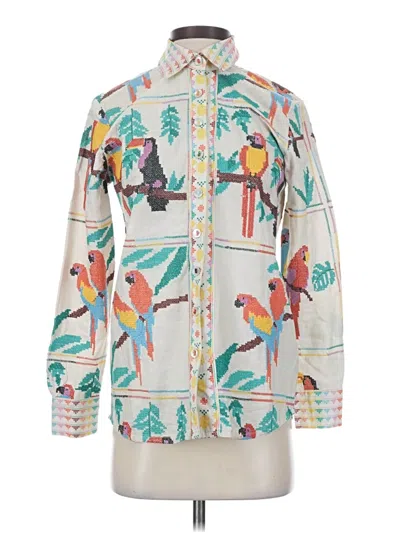 Farm Rio Long Sleeve Blouse In Multi