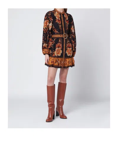 FARM RIO LONG SLEEVE DRESS