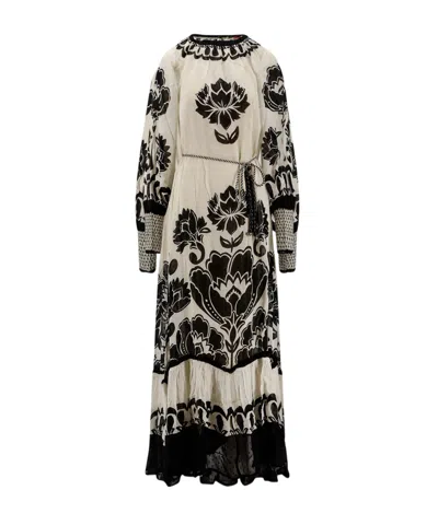 FARM RIO LONG SLEEVE DRESS