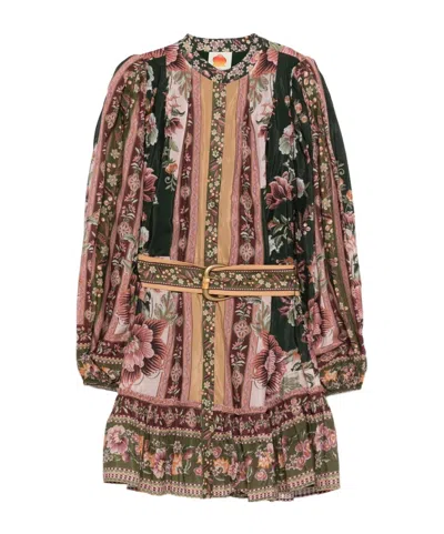 FARM RIO LONG-SLEEVED DRESS