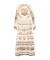 Farm Rio Long-sleeved Dress In Multi