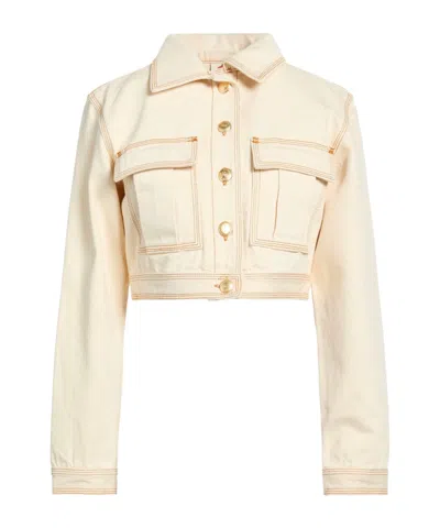 Farm Rio Long-sleeved Jacket In Neutral